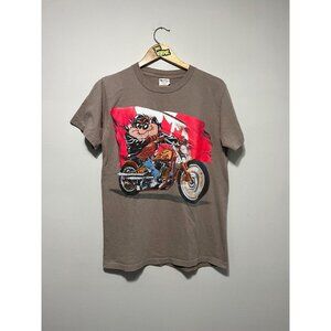 Vintage Taz Motorcycle Looney Tunes Tshirt
